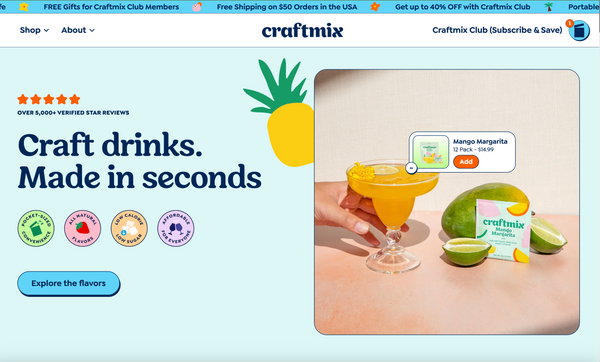 Craftmix: Custom Shopify Store Development